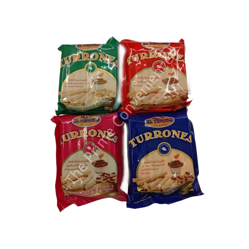 El Tesoro Turrones 150g (de Mani, de Casuy, de Pili, Assorted) | Shopee ...