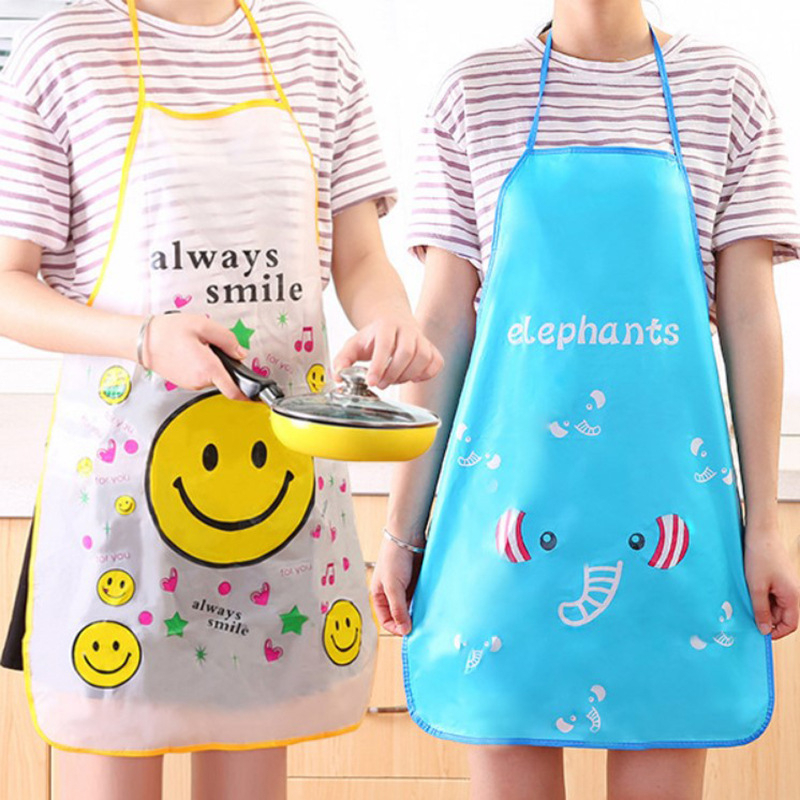 PVC cute design Waterproof Apron oil & water resistant apron cooking ...
