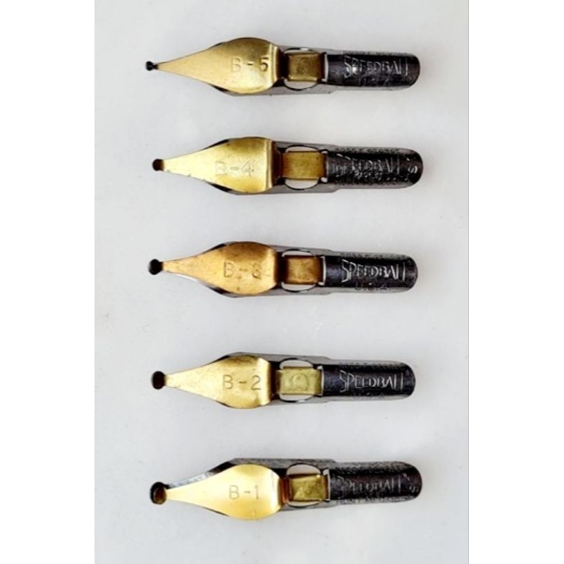 Speedball Calligraphy Artist Pen Nibs B1, B2, B3, B4, B5 per Piece ...