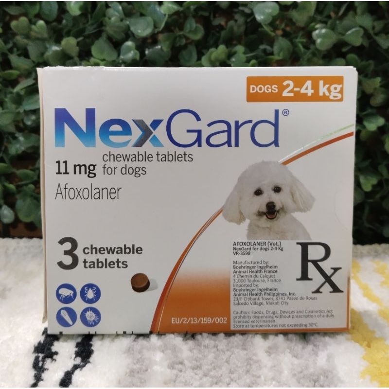 Nexgard 2-4kg Chewable tablets | Shopee Philippines