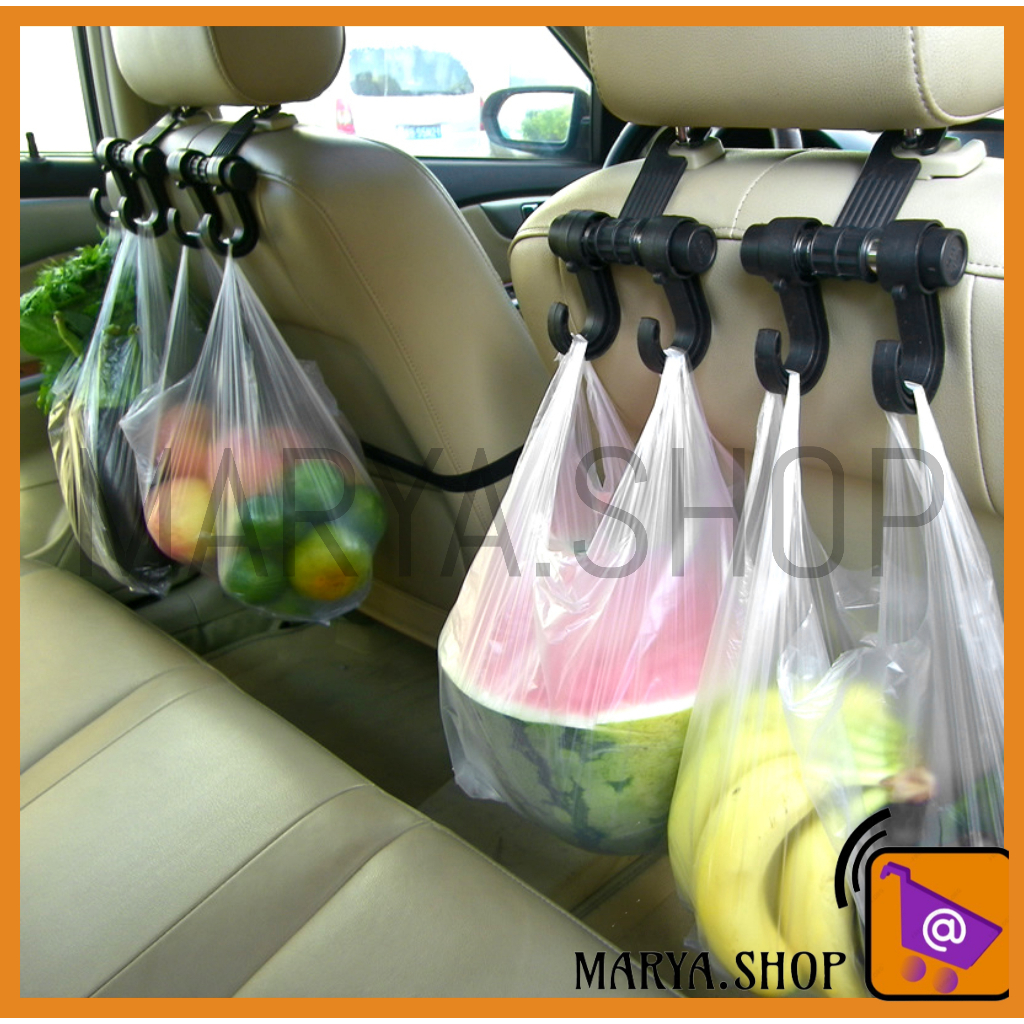 MARYA.SHOP Universal Multi-function Car Seat Back Double Hooks 360 ...