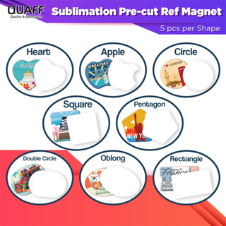 Sublimation Domed Round Magnets Package of 5 