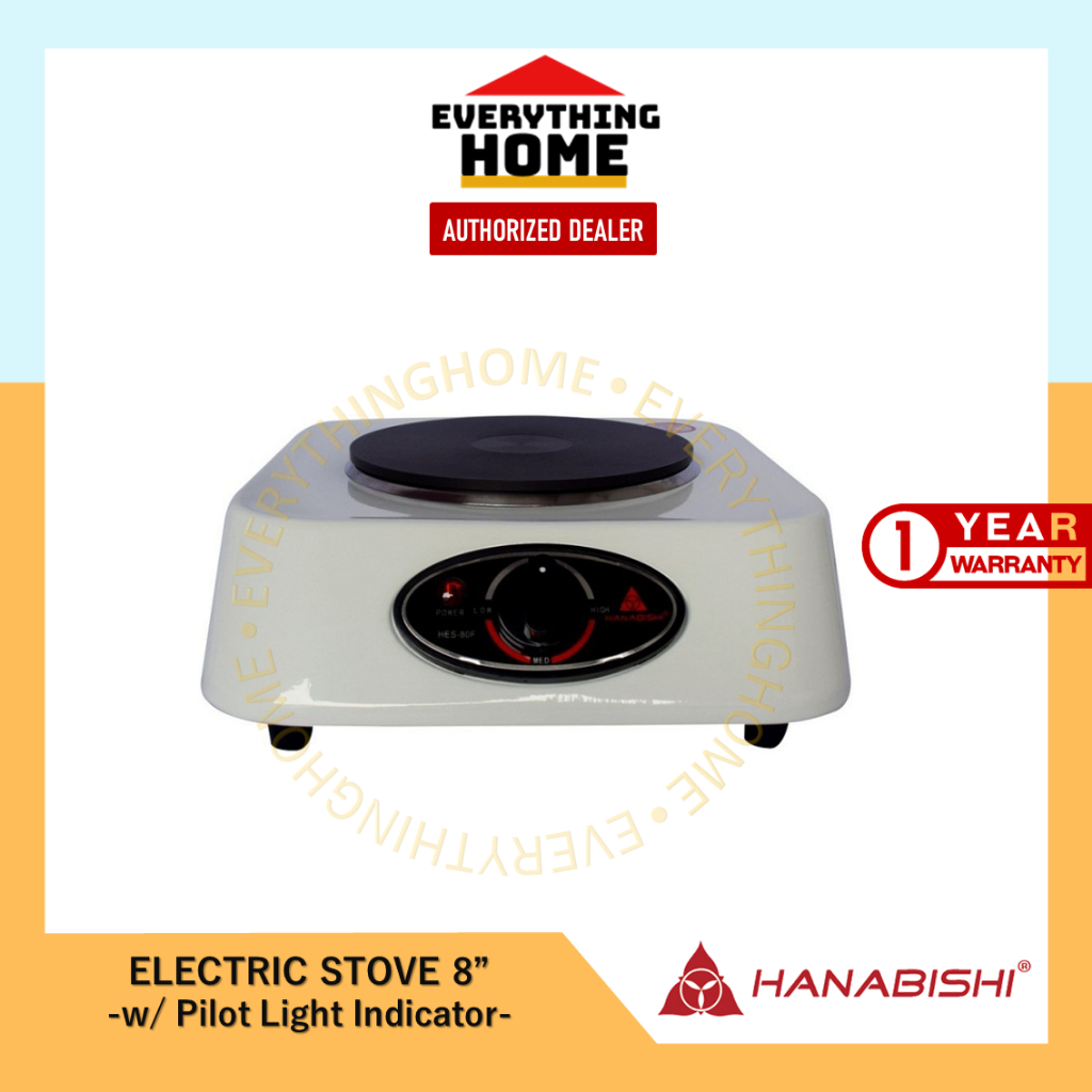 Hanabishi Electric Stove Single 8" / HES80 Shopee Philippines
