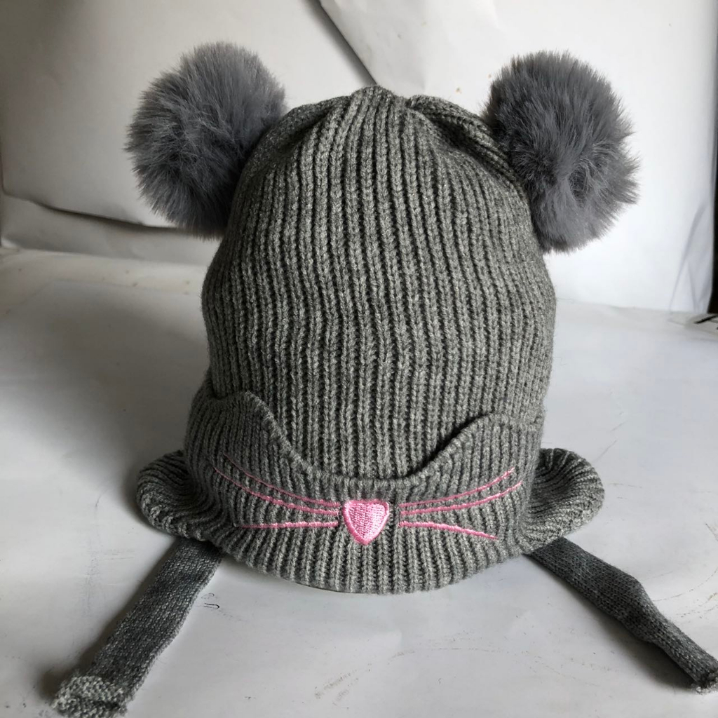 CUTE DESIGN BONET HAT FOR KIDS CAT FOR 2-6 YEARS OLD | Shopee Philippines