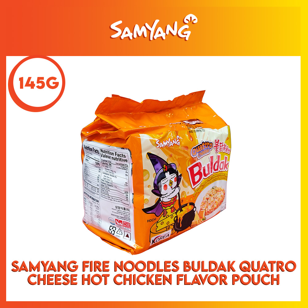 Samyang Fire Noodle Buldak 4 Cheese Buldak Hot Chicken Flavor Ramen