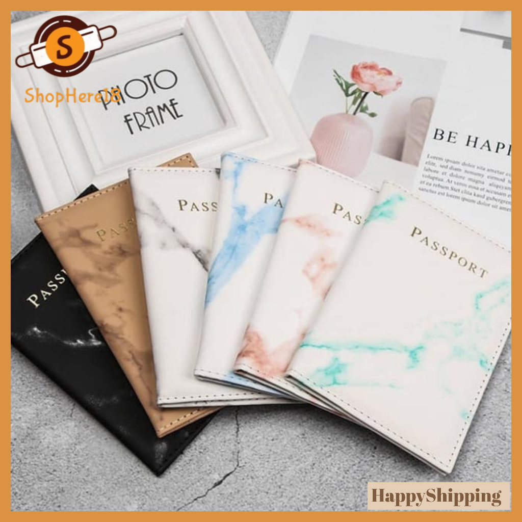 ikqph Portable Passport Holder RFID Passports Card Blocking Light Blue