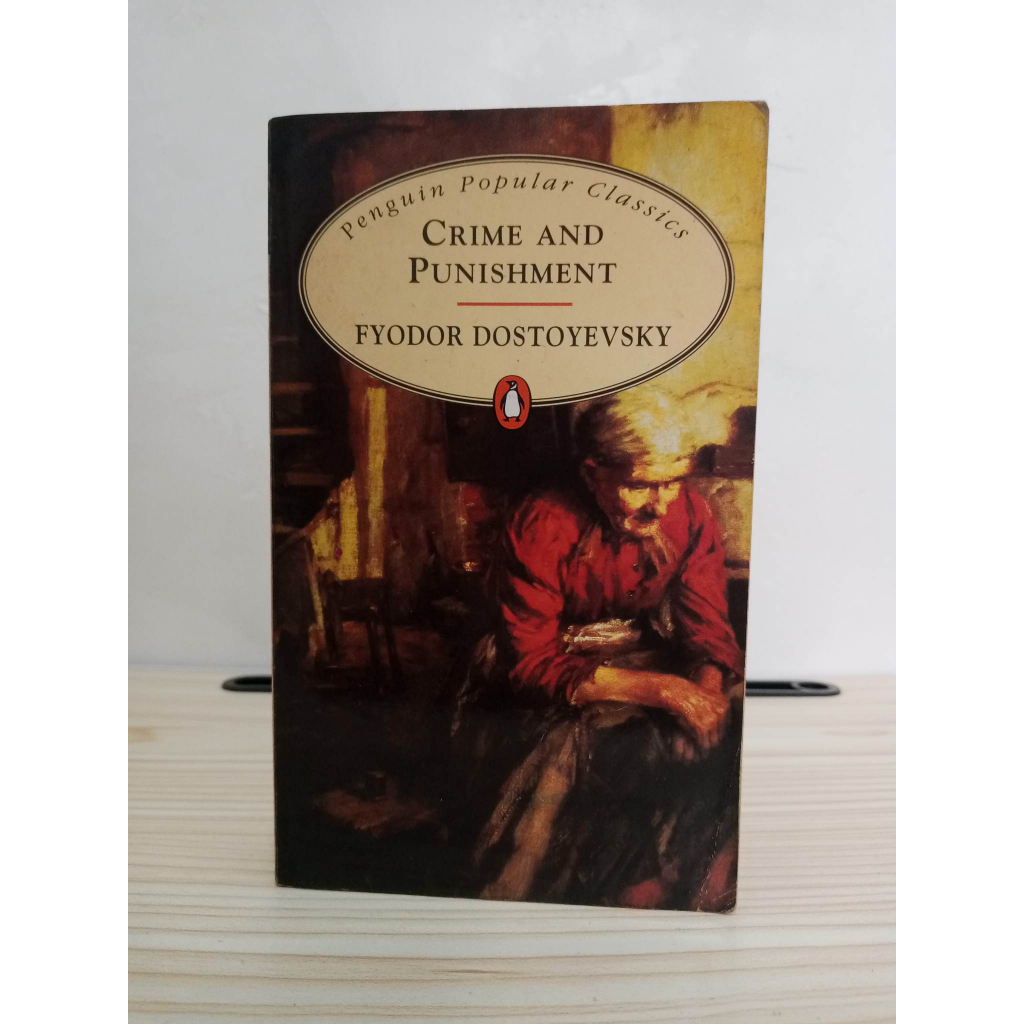 CRIME AND PUNISHMENT by Fyodor Dostoyevsky (Preloved/Used) | Shopee ...