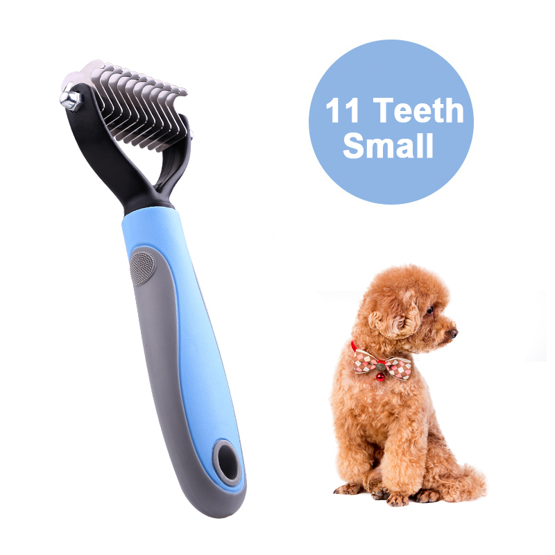 Pet Comb Double Untie Knot Rake Pet Dog Brush Hair Grooming Tool Shopee Philippines