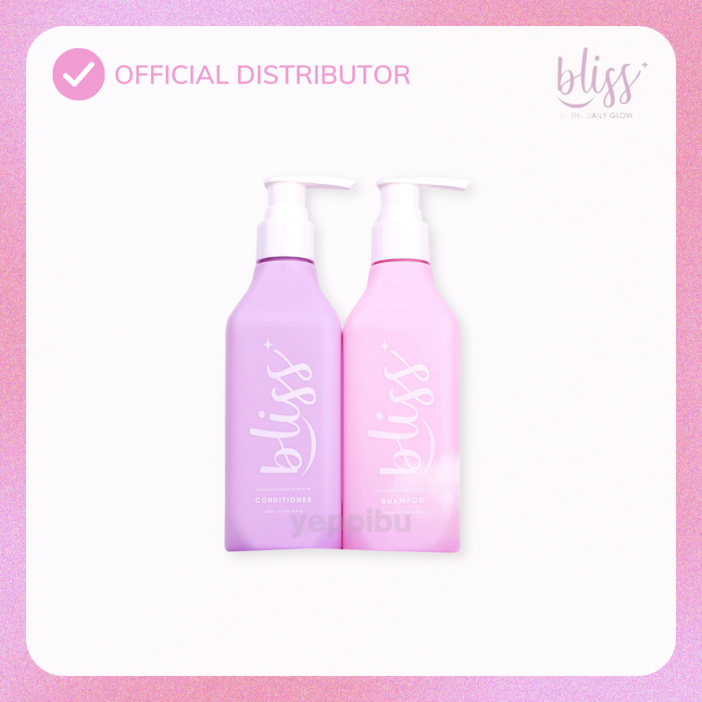 Bliss Shampoo & Conditioner 250ml by the The Daily Glow Shopee