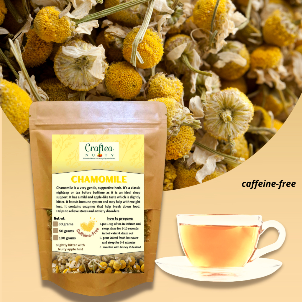 Dried Chamomile Tea Sleep and Relaxing Acid Reflux Tisane