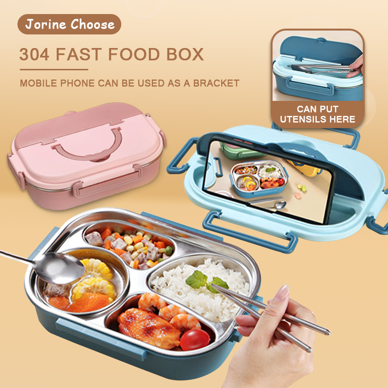 Jorine Choose 304 Stainless Steel Insulated Lunch Box With Soup
