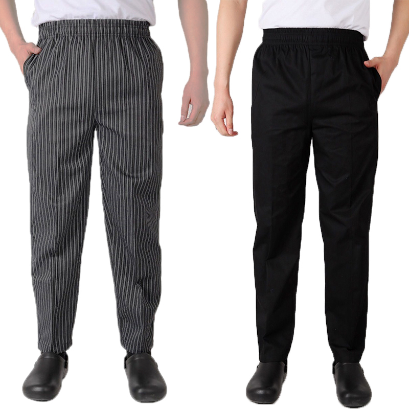 Chef Uniform Pants for Men Cook Uniform Pants Trouser Pants Baggy Cook