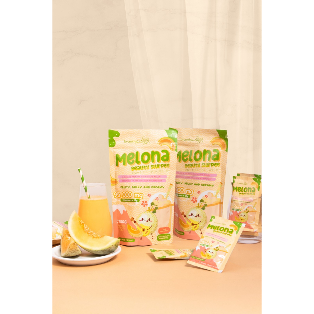 Melona Collagen Drink Beauty Milk Collagen & Glutathione Slurpee With 3