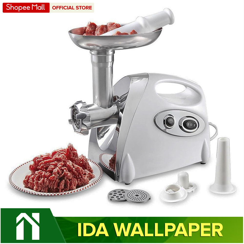 IDA Electric Meat Grinder Sausage Maker & Mincer 30 By 25 Cm Shopee