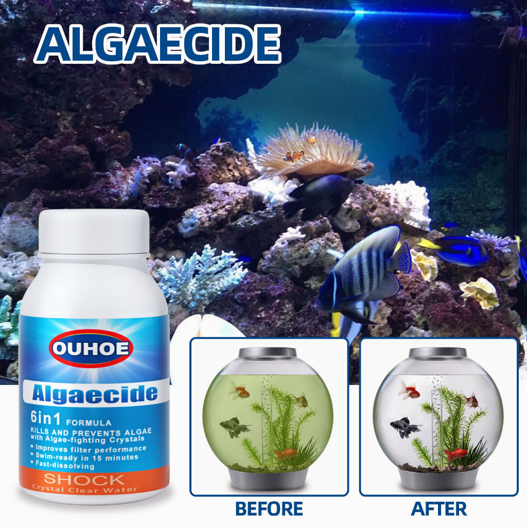 500ML Algaecide Aquarium Cleaner Algae Control Fish Tank Moss Remover