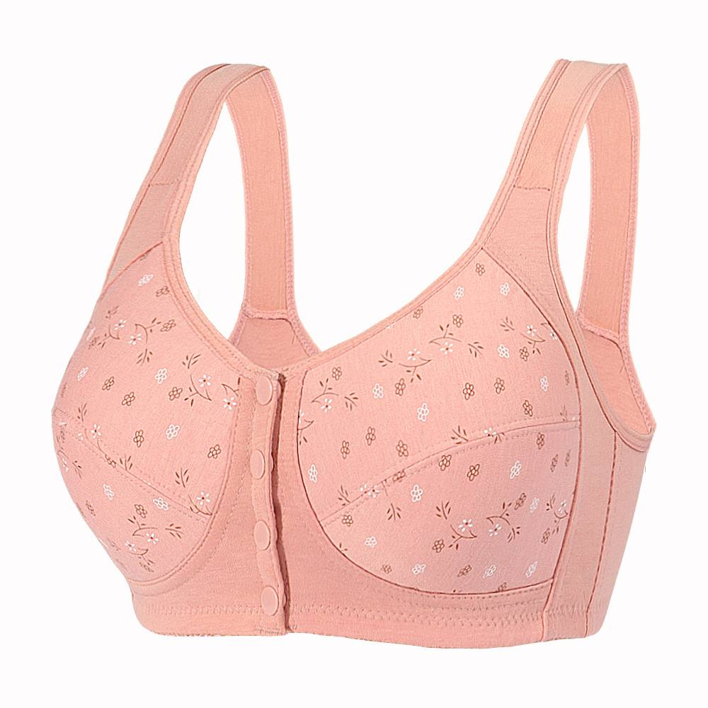 Daisycollection Everyday Cotton Snap Bra Front Button Bra Front Closure ...