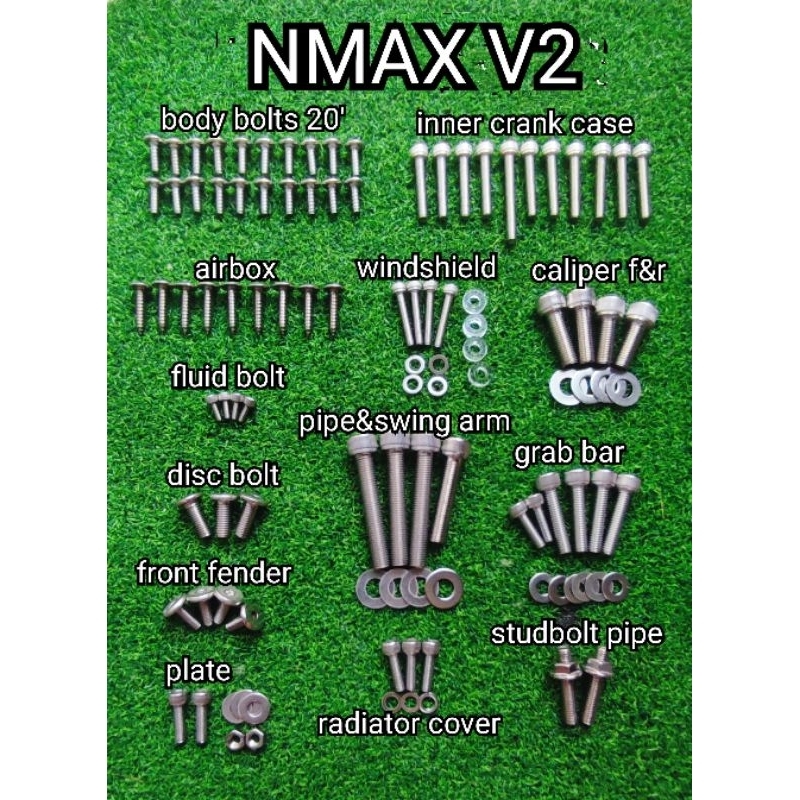 nmax v2 stainless allen bolt Shopee Philippines