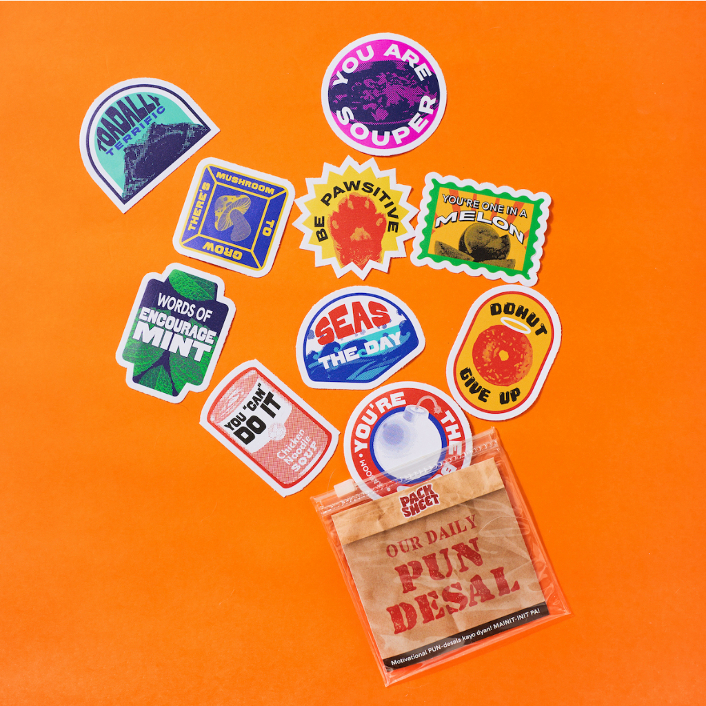 Pack Sheet Whim Pundesal Sticker Funny Statement Waterproof Desk ...
