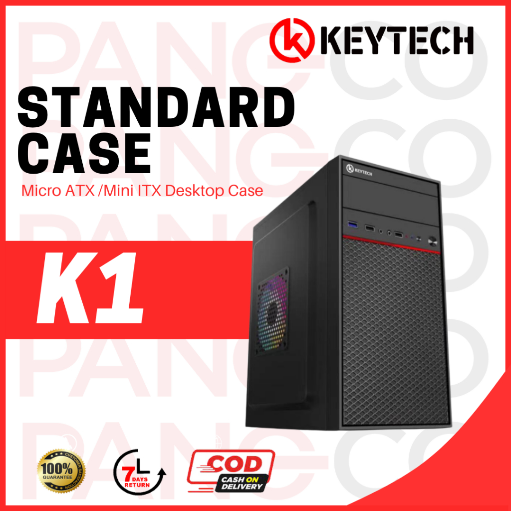 keytech-k1-micro-atx-standard-computer-case-micro-mini-atx-itx-black
