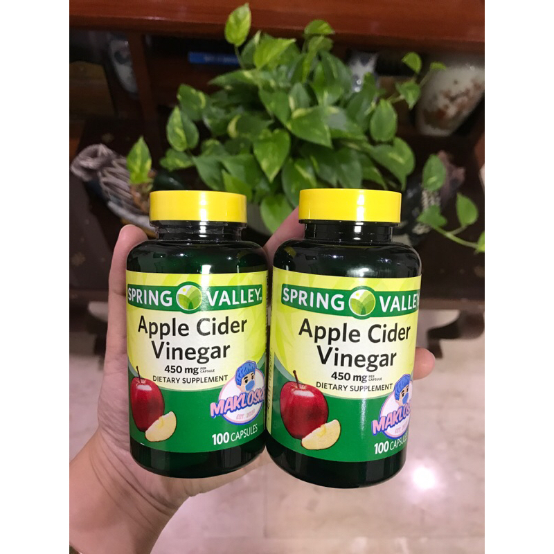 Spring Valley Apple Cider Vinegar (100 Caps) Exp. 01/2024 Maklosky
