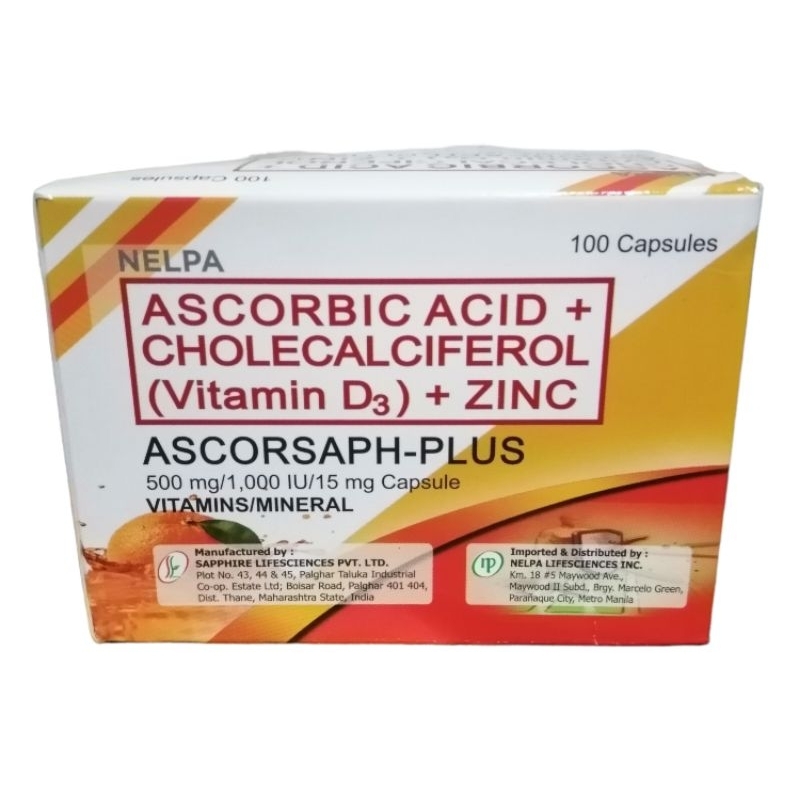 CZNC PLUS D / CITRAZEE Ascorbic Acid as Sodium Ascorbate + Vitamin D3