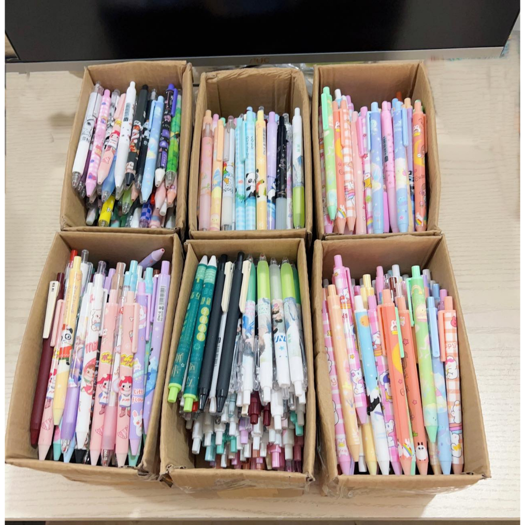 98pcs/box gel pen 0.5mm black fountain pen Shopee Philippines