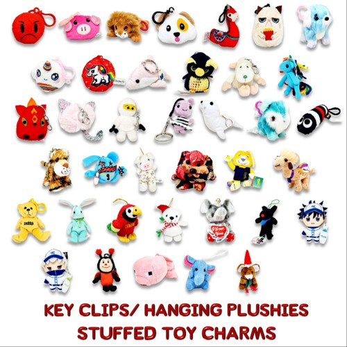 KC1 Key Clips Rings Hanging Plushies Bag Charm Stuffed Toys | Shopee ...