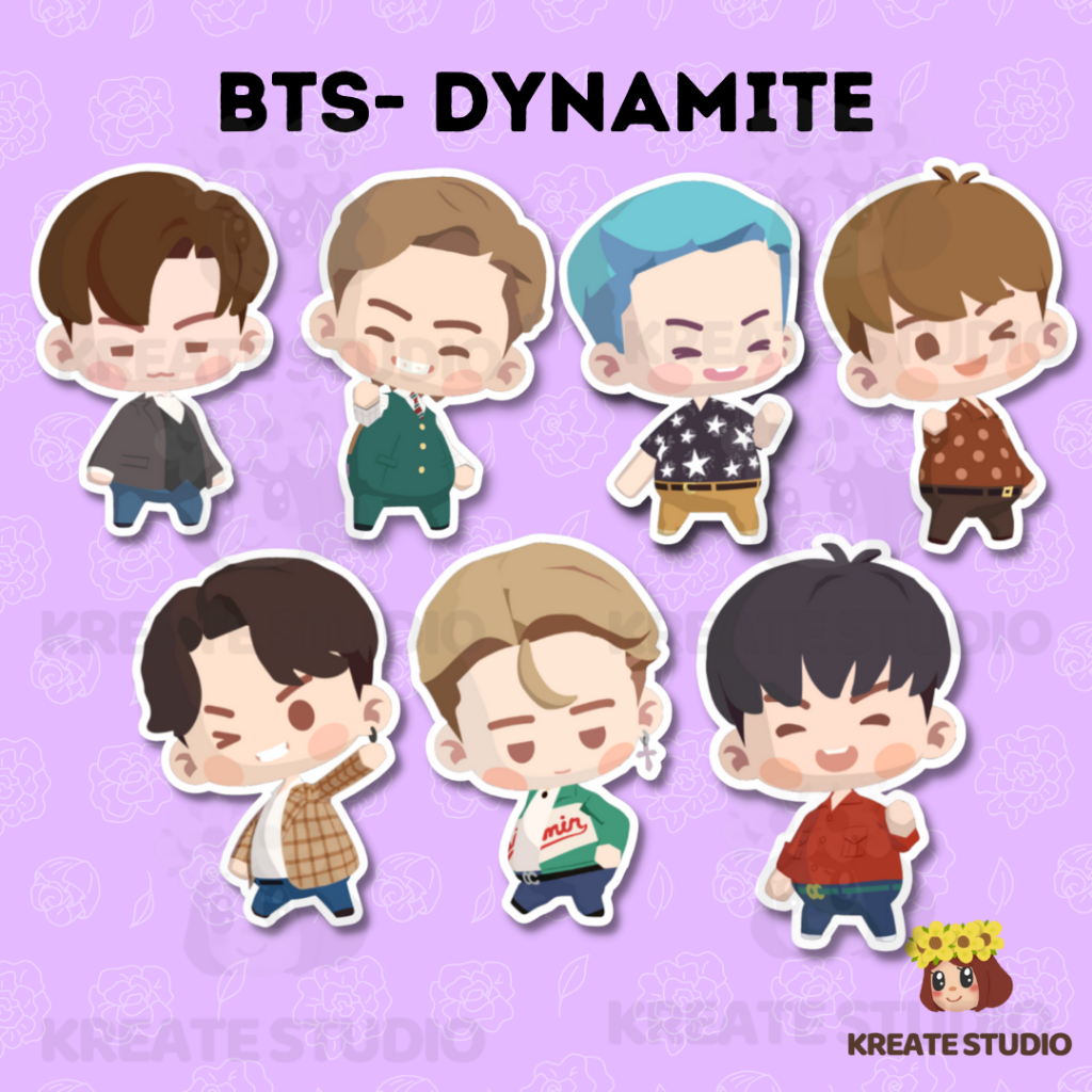 DYNAMITE (BTS IN THE SEOM) -Waterproof Vinyl Sticker | Matte, Glossy ...