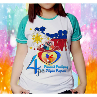 4Ps (Pantawid, Pamilyang, Pilipino, Program)Sublimated Raglan Shirts
