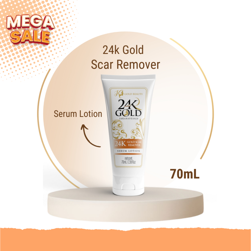 BUY 1 GET 1 FREE 24K GOLD SCAR REMOVER SERUM Old Scar Remover and whitening , Peklat Remover