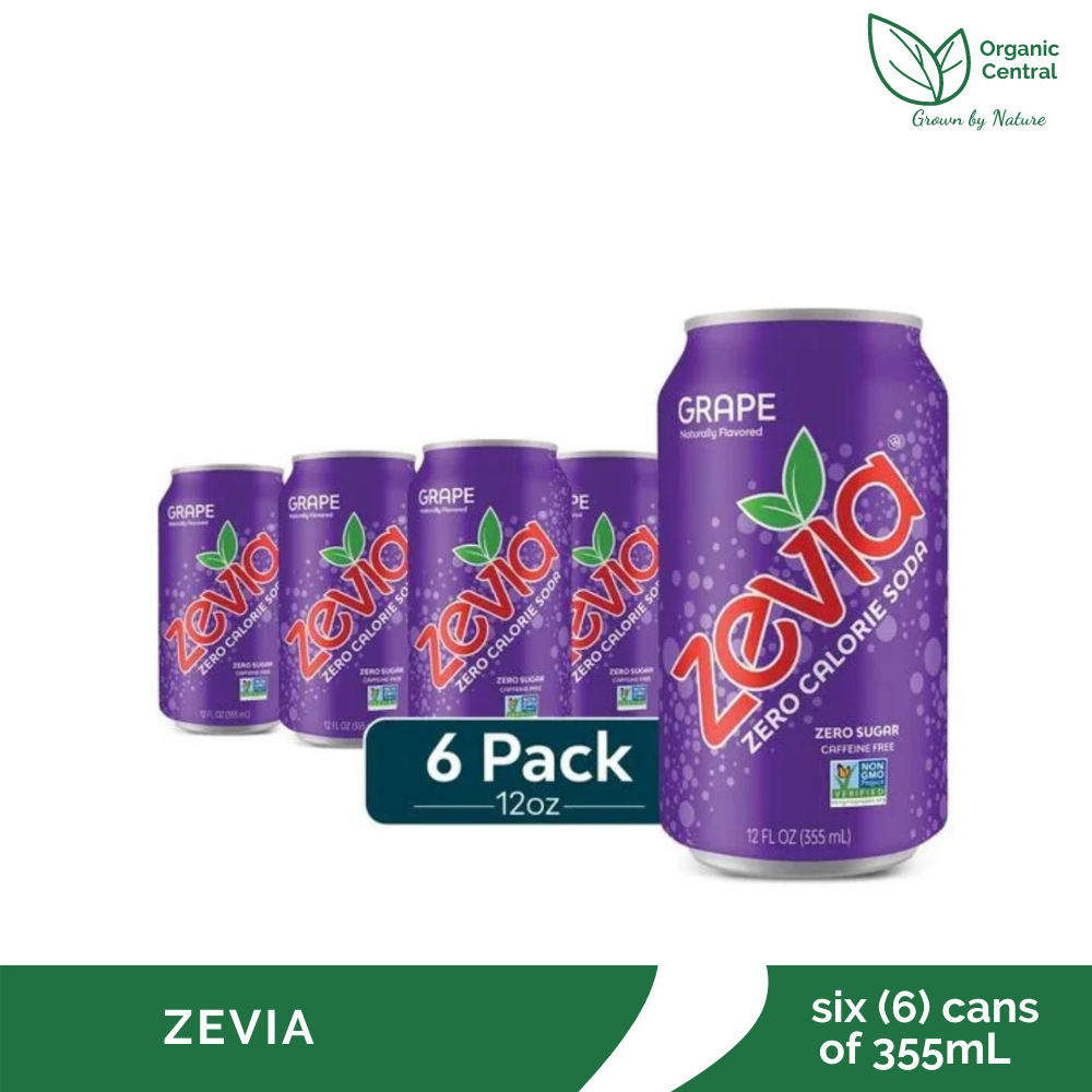 Zevia Grape Soda Bundle of Six (6) 355mL Shopee Philippines