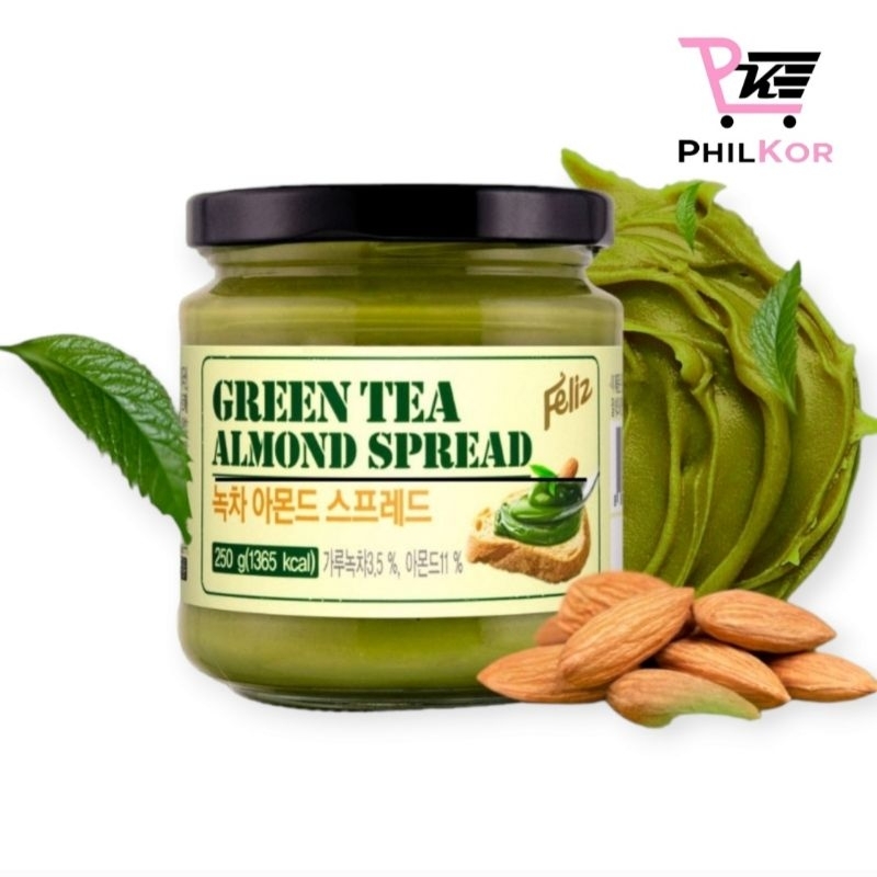 Feliz Green Tea Almond Milk Spread 250g Shopee Philippines 