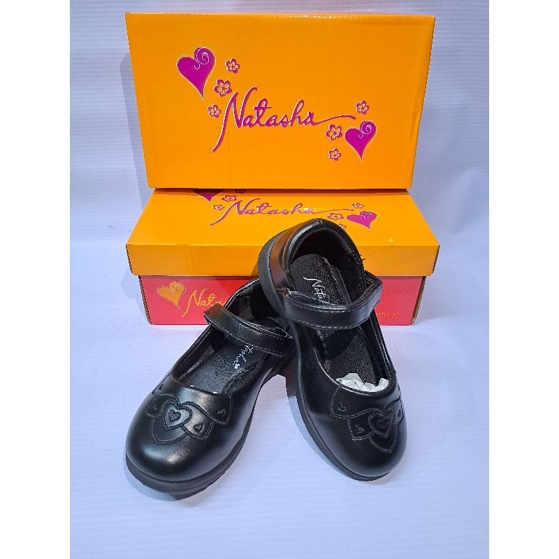 AUTHENTIC Natasha Diantha Kid's Black Shoes for Girls | Shopee Philippines