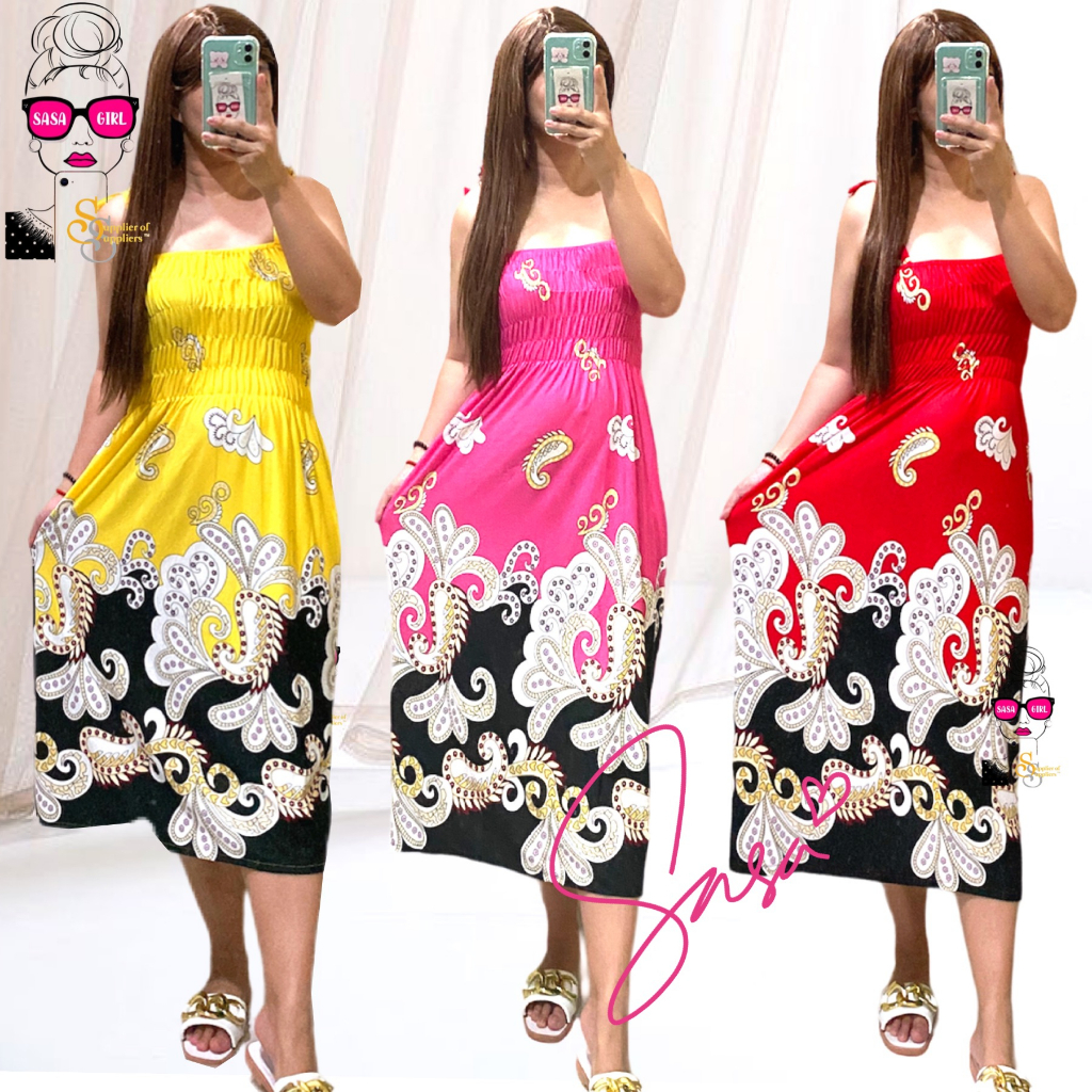 SASA Assorted Long Daster Pambahay / Maternity dress / Summer tube
