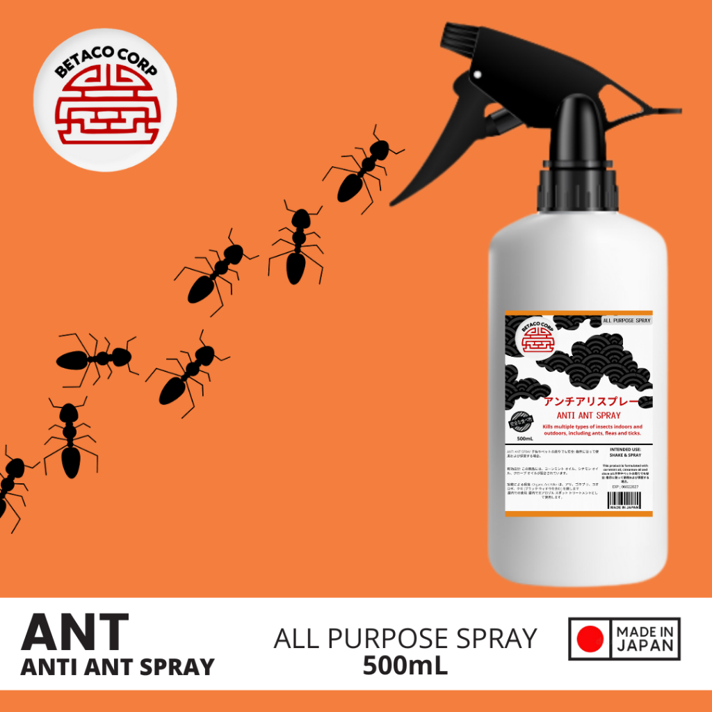 BETACO ANTI Ant Spray Ant Killer / 100% EFFECTIVE to CRAWLING INSECTS ...