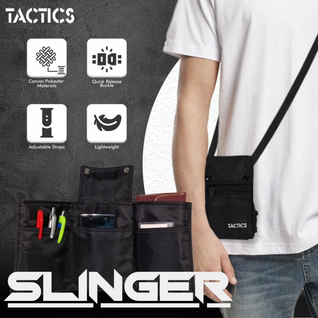 Tactics Slinger Neck Bag for Men Women Sling Bags (E229) Collections