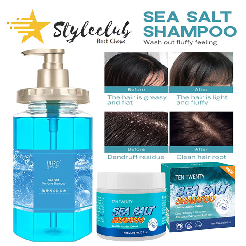 Styleclub 500ml Sea Salt Shampoo Oil Control Anti Dandruff Shampoo