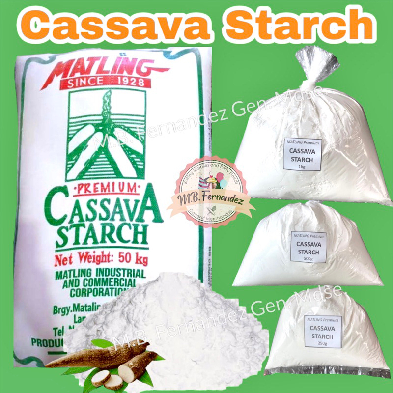 CASSAVA STARCH MATLING PREMIUM | 1kg 500g 250g | Shopee Philippines