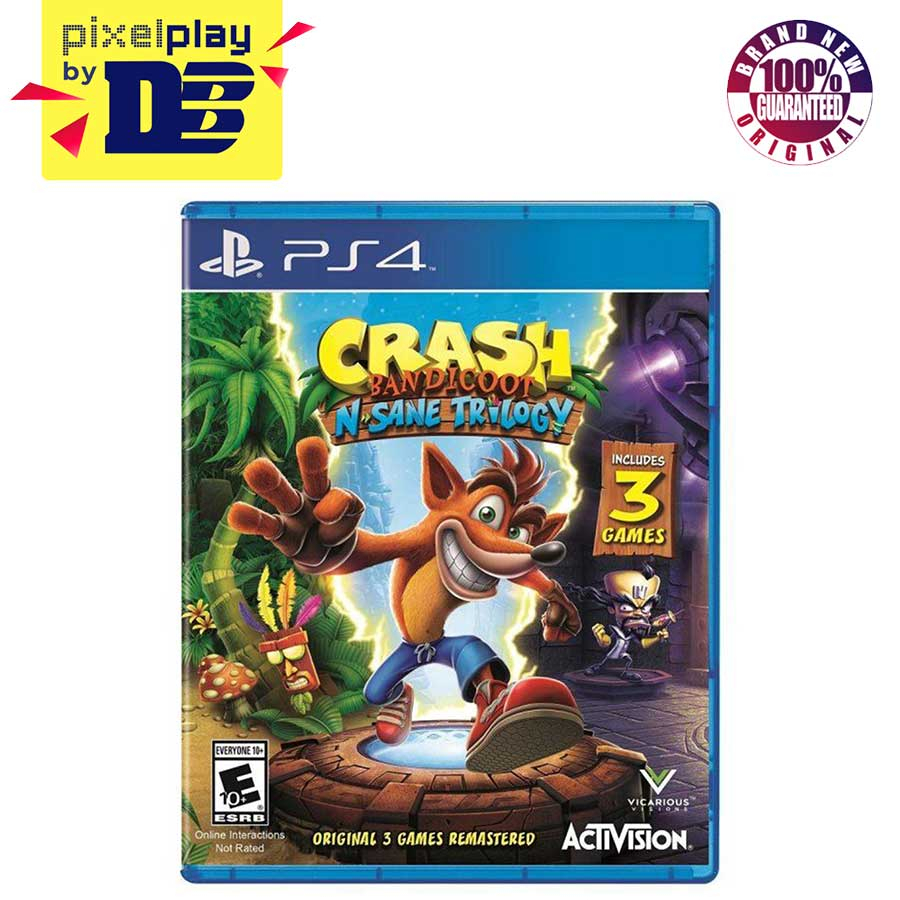 PlayStation 4 Crash Bandicoot N. Sane Trilogy w/ 2 Bonus Levels ...