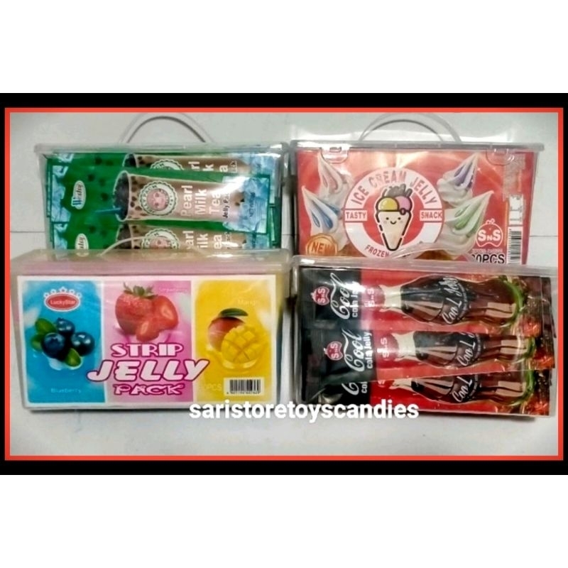 FRUIT JELLY PACK Different Flavors 30pcs.(Milktea,Fruit jelly,Cola,Icecream) Shopee Philippines