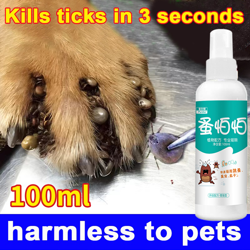 100ML Flea and Tick Remover for Dog and Cat Anti Garapata Remover for