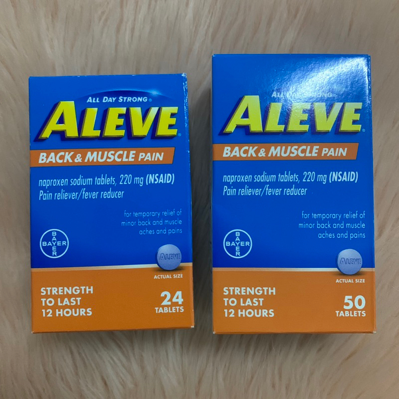 Aleve Back & Muscle Pain All Day Strong Shopee Philippines