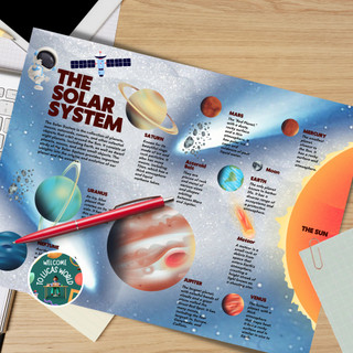 PLANETS Charts / Solar System Posters Charts, Science Charts for kids ...