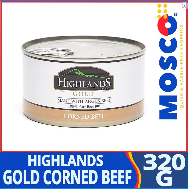 Highlands Gold Corned Beef 320g | Shopee Philippines
