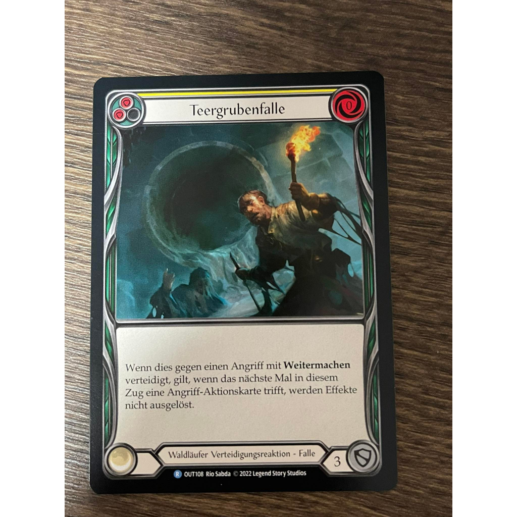 Tarpit Trap **GERMAN** (OUTSIDERS - FLESH AND BLOOD TCG) | Shopee ...
