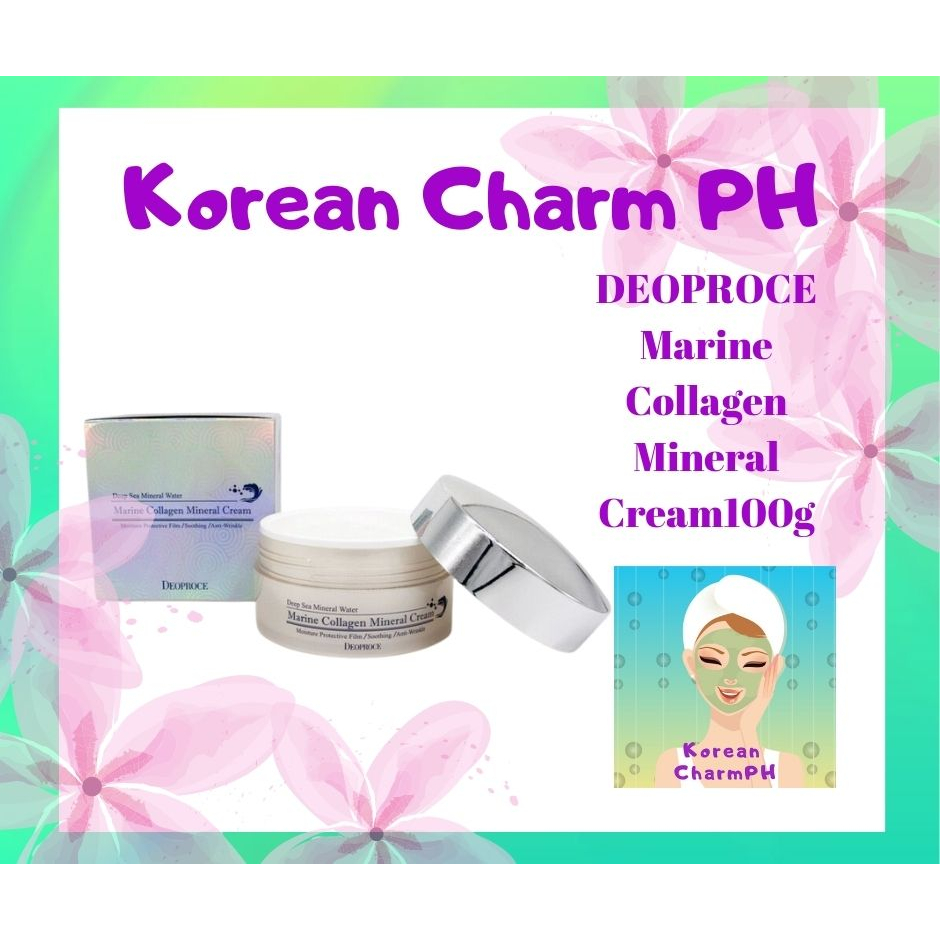 DEOPROCE Marine Collagen Mineral Cream 100g | Shopee Philippines