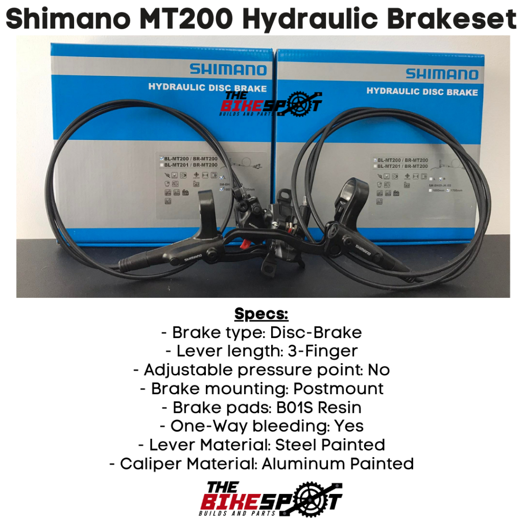 Shimano MT200 Hydraulic Brakes (Left and Right) Shopee Philippines