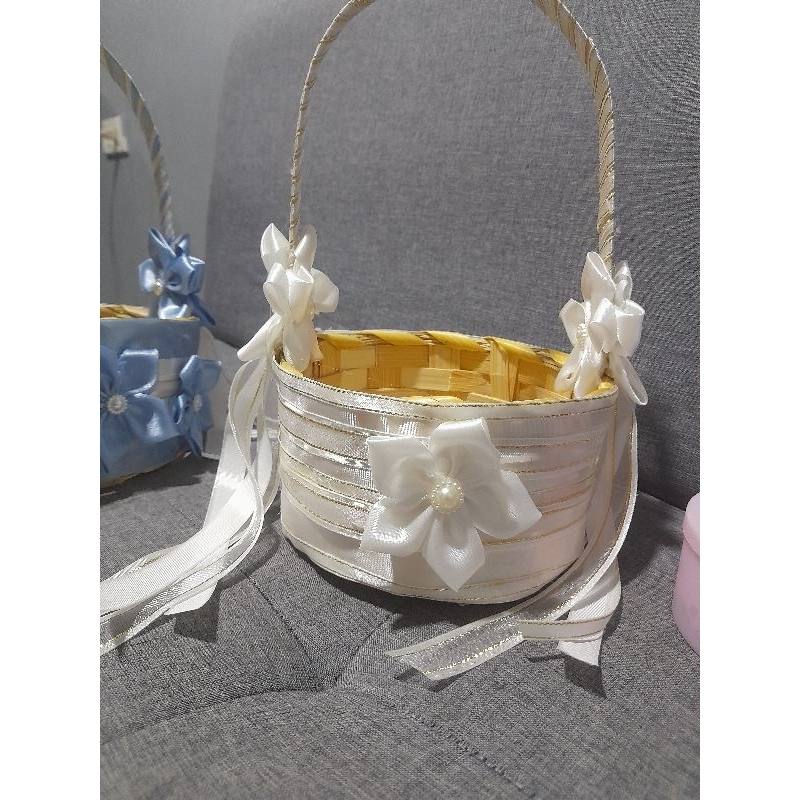 White flower basket for weddings Shopee Philippines