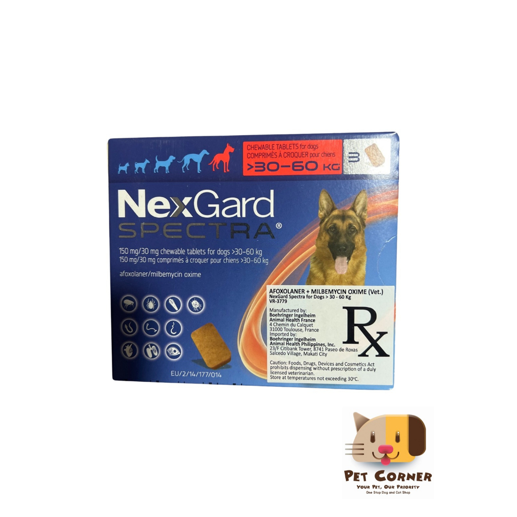 NEXGARD SPECTRA FOR DOGS TABLET & BOX | Shopee Philippines