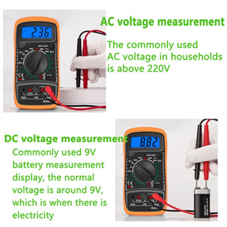 XL830L LCD Digital Tester Original Multimeter Manual-Ranging Multi ...